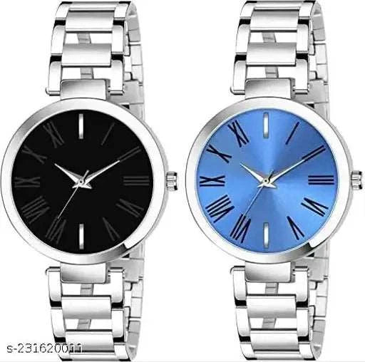 Elegant Watches for Women – Stainless Steel with Multicolor Dial