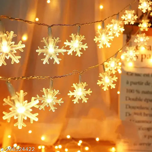 AtneP Snowflakes String Lights