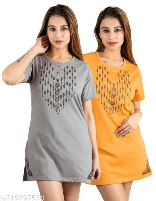 URBE LONG TSHIRT FOR WOMEN COMBO