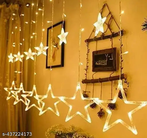 6Star+6Curtain light (LED light for home decoration ,party decoration)