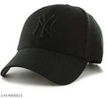 Trendy Stylish NY Black Cotton Caps For Men And Women