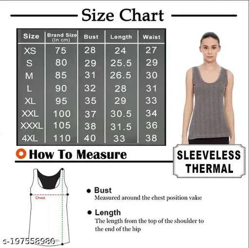 Thermal Sleeveless Top – Warm and Comfortable Women’s Top