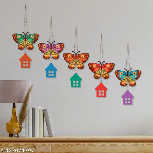 Multicolored Wooden Wall Hanging for Home Decoration