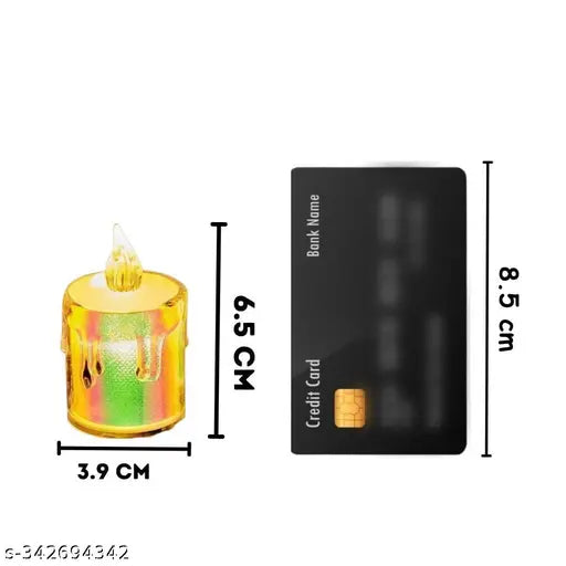 Ancientkart Led Candle Light Holographic led candle light