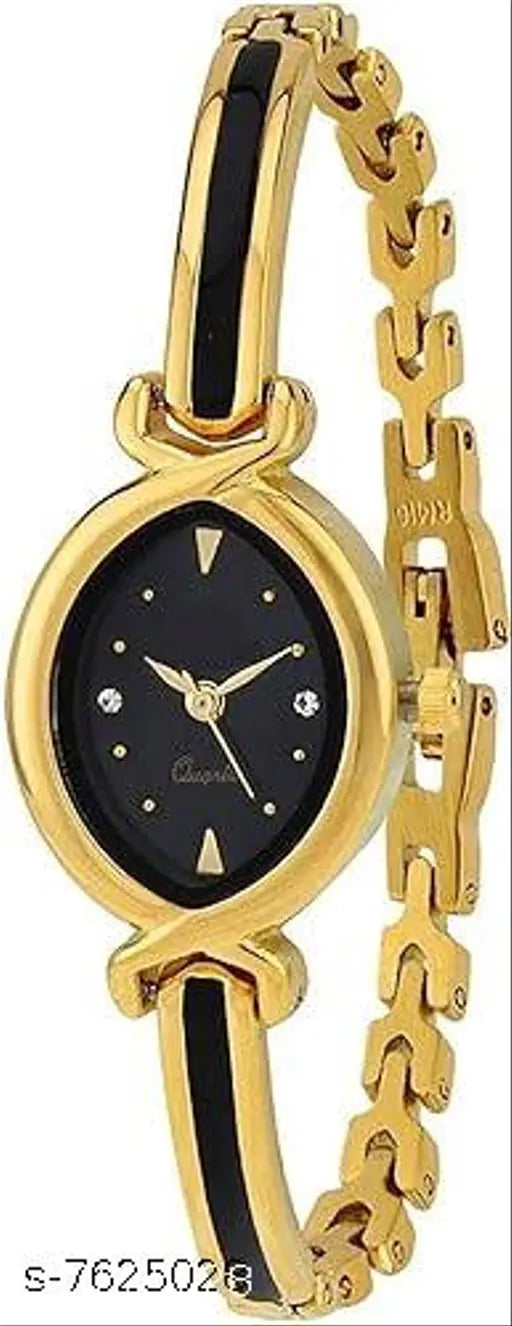 Gold (Pack of 2) Metal Analog Watch for Women