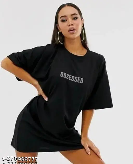 Stylish Printed Oversized Women's T-shirt